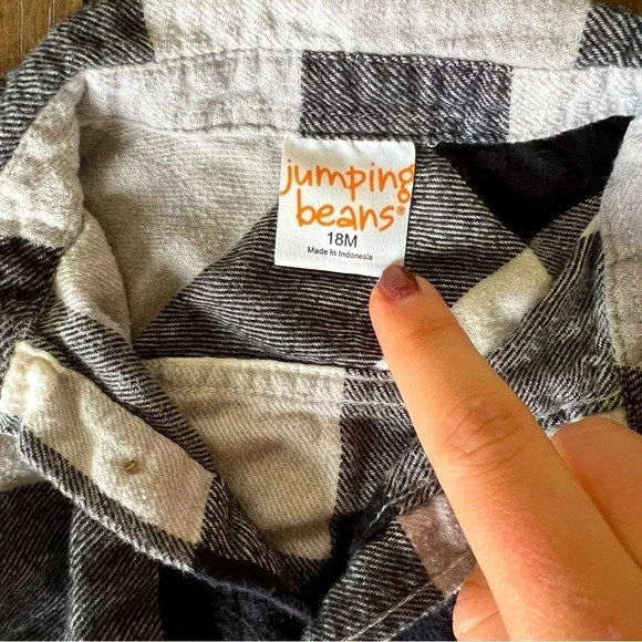 Jumping Beans toddler boy flannel 18m - Picture 2 of 2